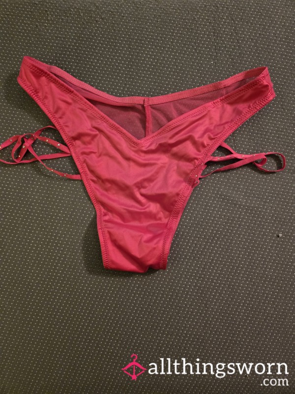 Red Satin Panties