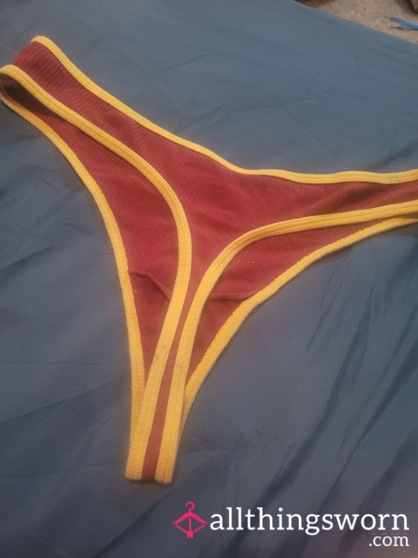 ❤Red&Yellow💛 Thong