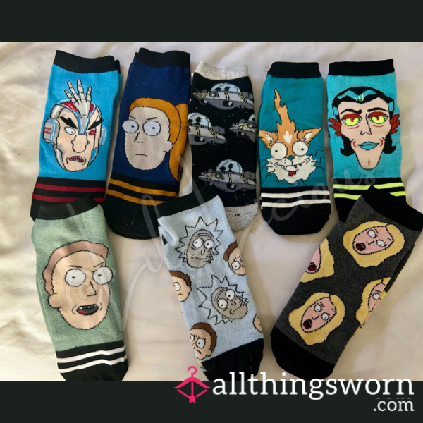 Rick & Morty Crew Socks