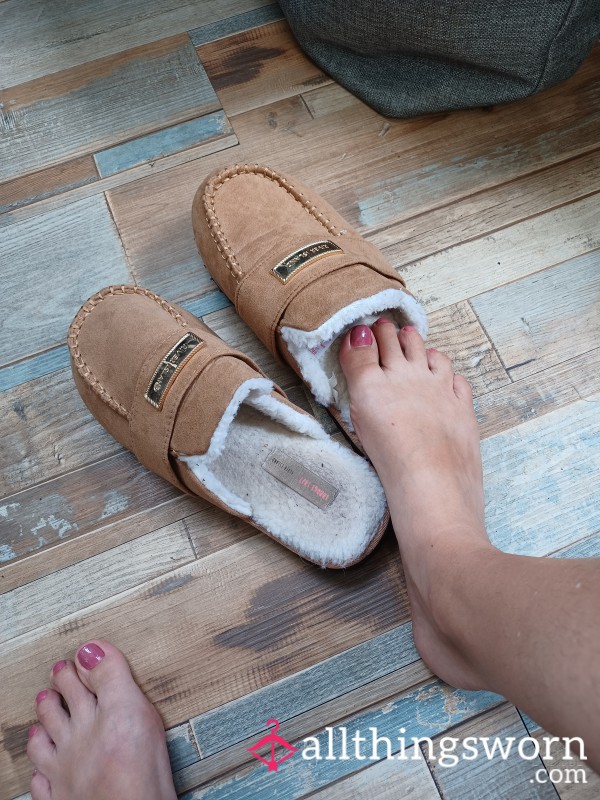 River Island Slippers Worn