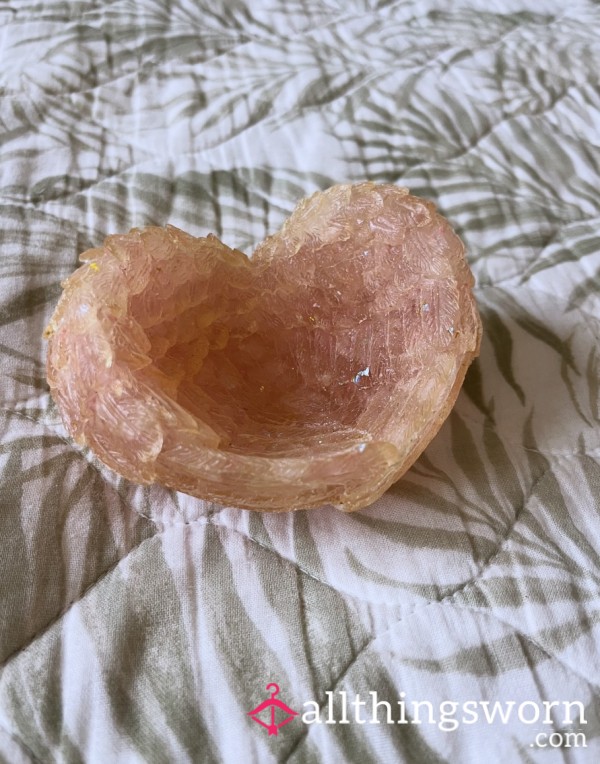 Rose Quartz Heart Crystal Decor