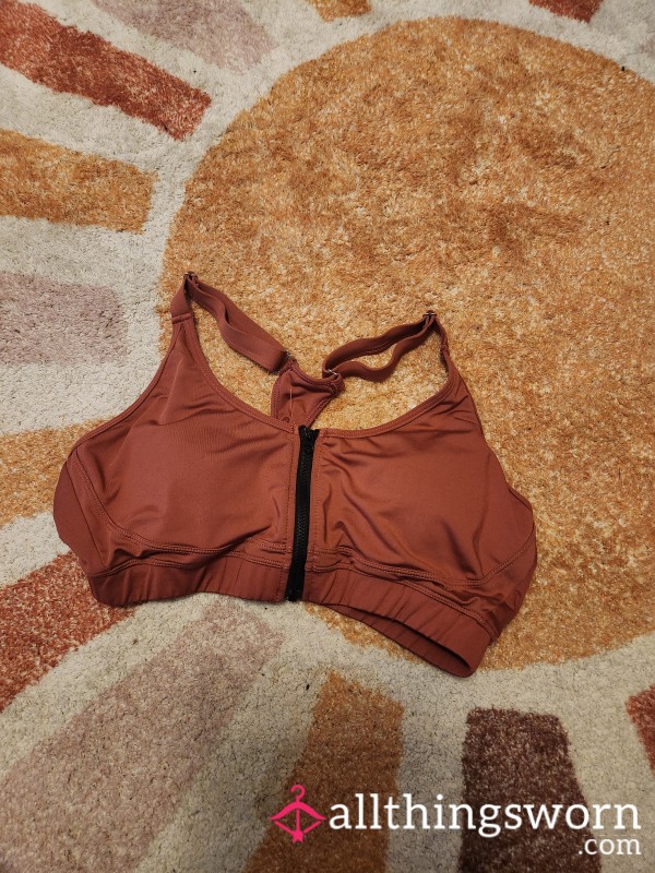 Rust Red Sports Bra