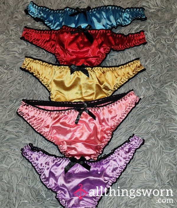 Satin Thong Panties