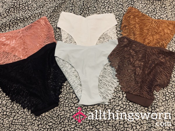 Seamless Silky/lace  Cheeky Panties