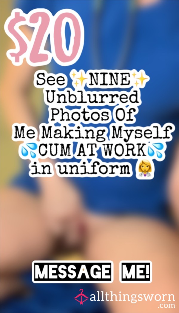 ✨ See Me Make Myself Cum AT WORK In Uniform✨
