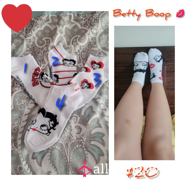 S**y Betty Boop Thin Ankle Socks 💋😍