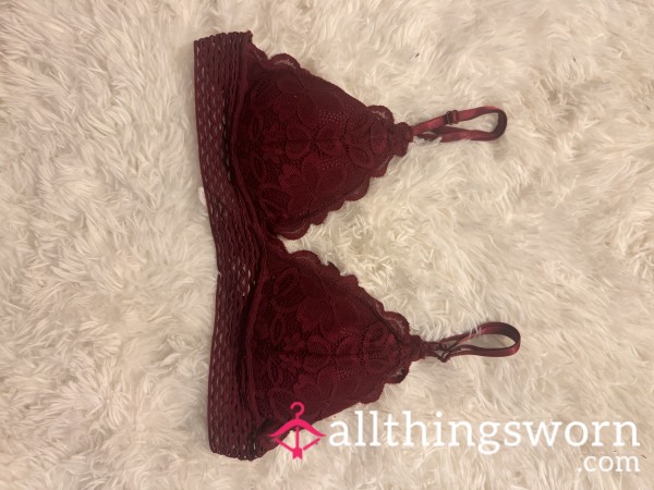 S**y Burgundy Bra