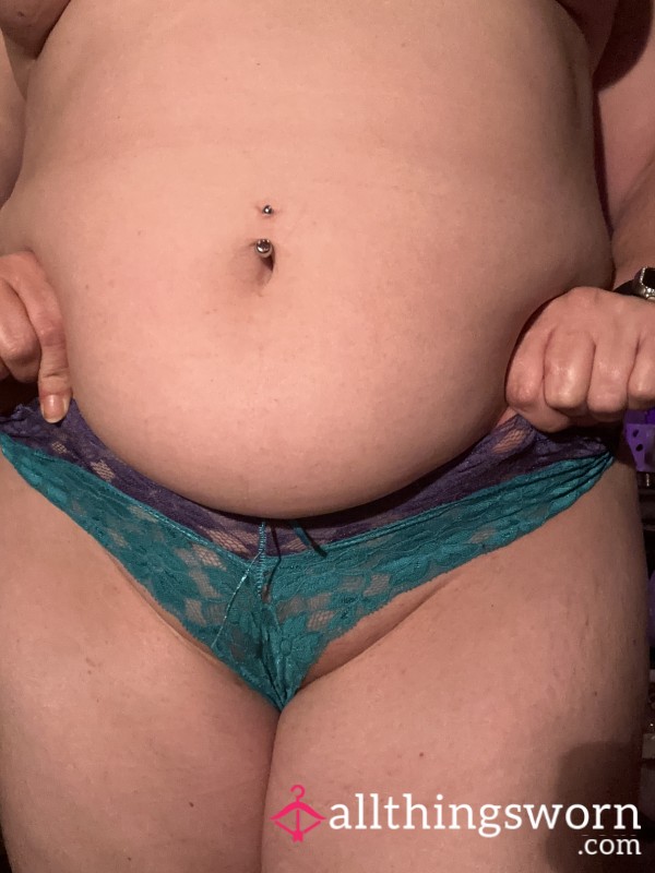 Sexy Lace Thong Worn 12 Hours, Can Do Longer