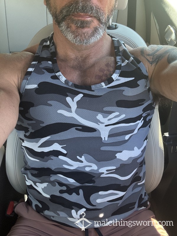 S**Y Sweaty Camouflage Workout Tank