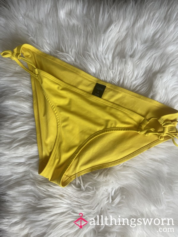 Sexy Yellow Used Bikini Bottoms