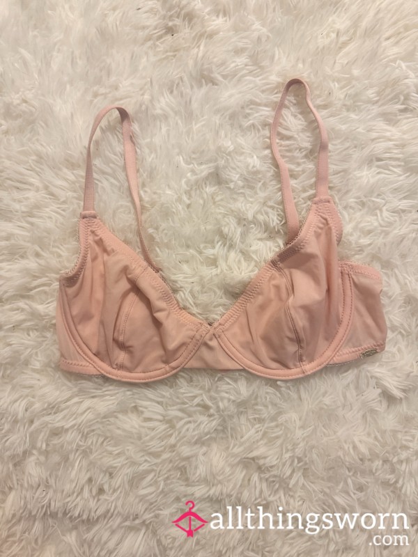 Sheer, Pink, Underwire