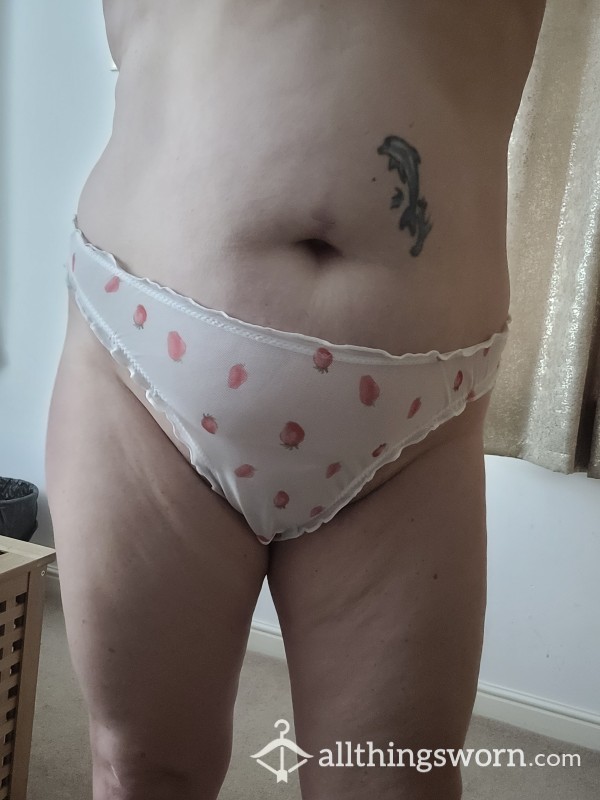 Sheer Strawberry Knickers