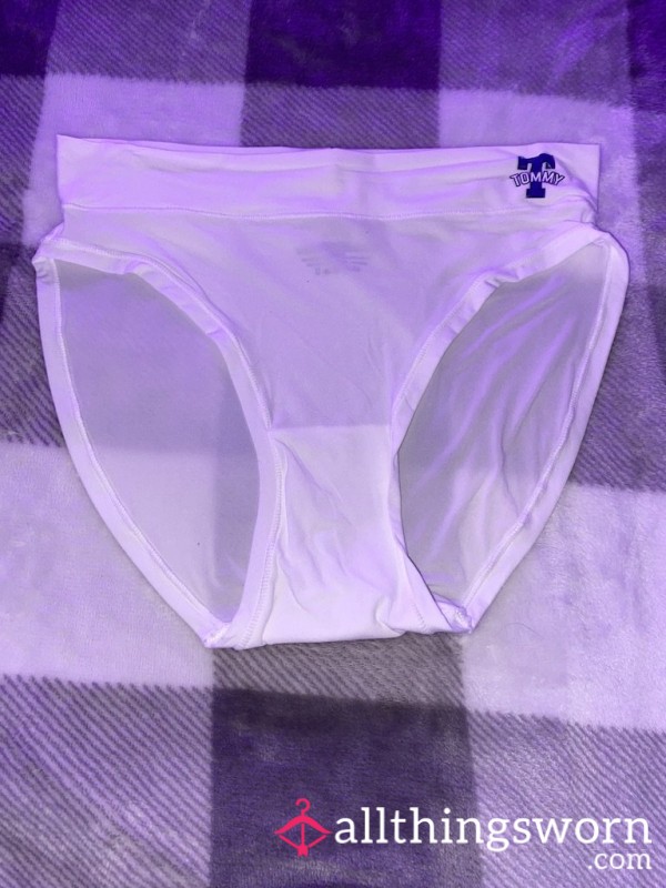 ♡Sheer White High Waisted Tommy Hilfiger Panties♡