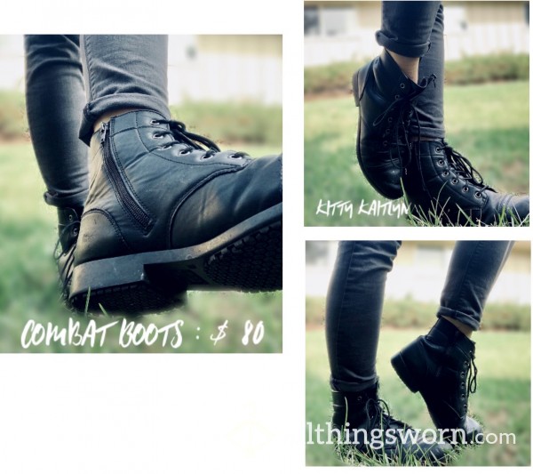 SHOES // Well-Worn Combat Boots