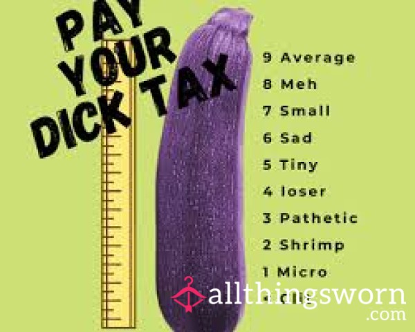 Shrimp D*ck Tax