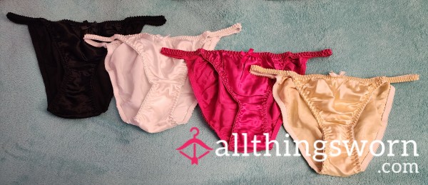 Silk Bikini Panty - Available In 4 Colors