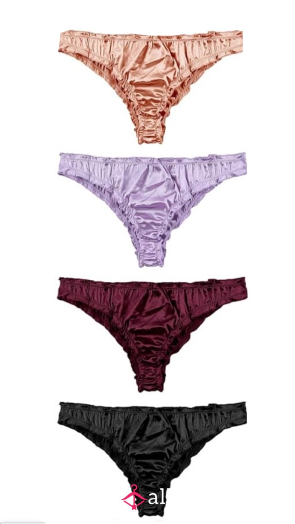 SILK PANTIES 🩵 Bikini | Briefs | Panties | Ruched | Cheeky