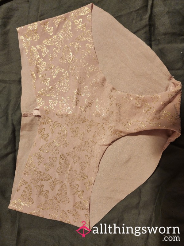 Silky Seamless Pink VS Panties Size Small