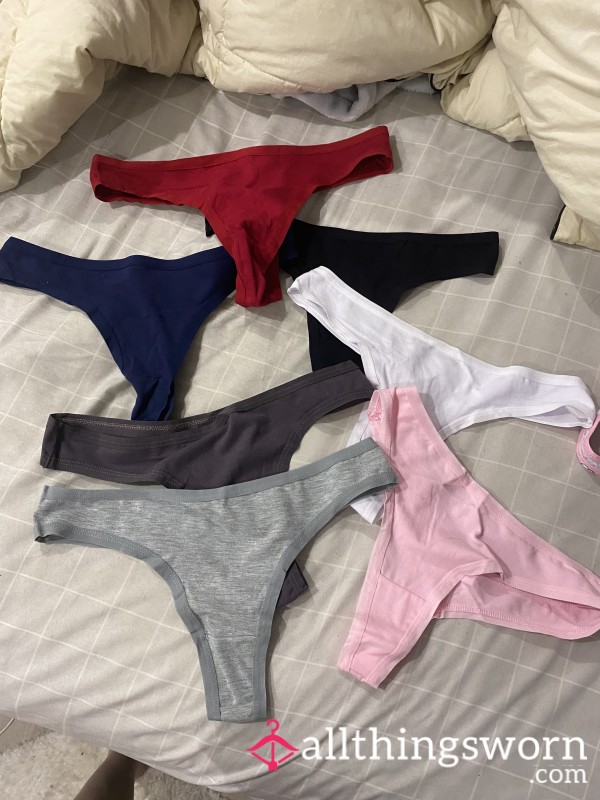 Simple Cotton Thongs