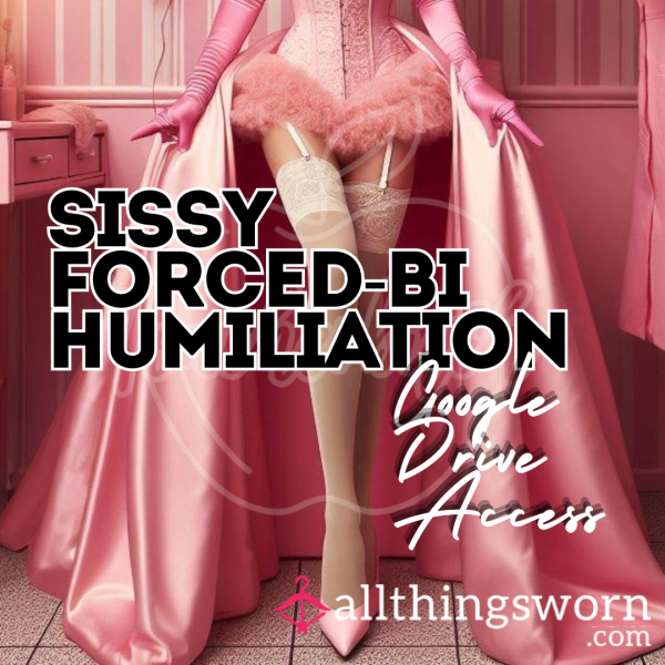 Sissy & Forced-Bi Humiliation Digital Content | 8 Premade Videos | 4 Audio Clips | Google Drive Access | Option To Purchase Individual Videos