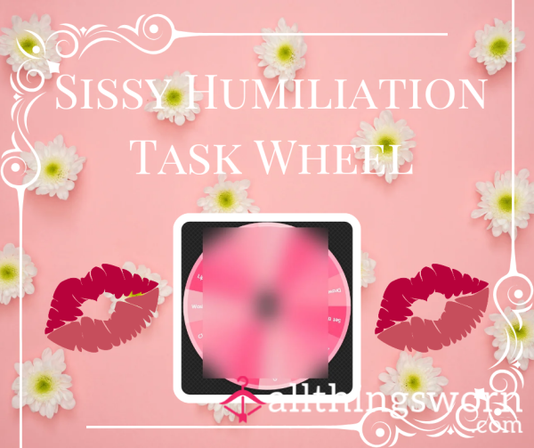 Sissy Humiliation Task Wheel 💋💋