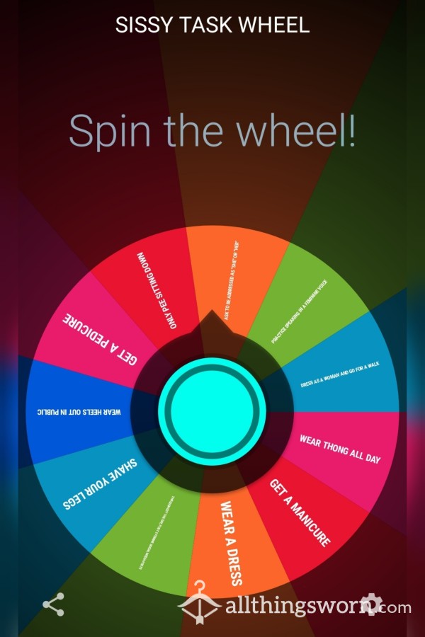 SISSY TASK WHEEL