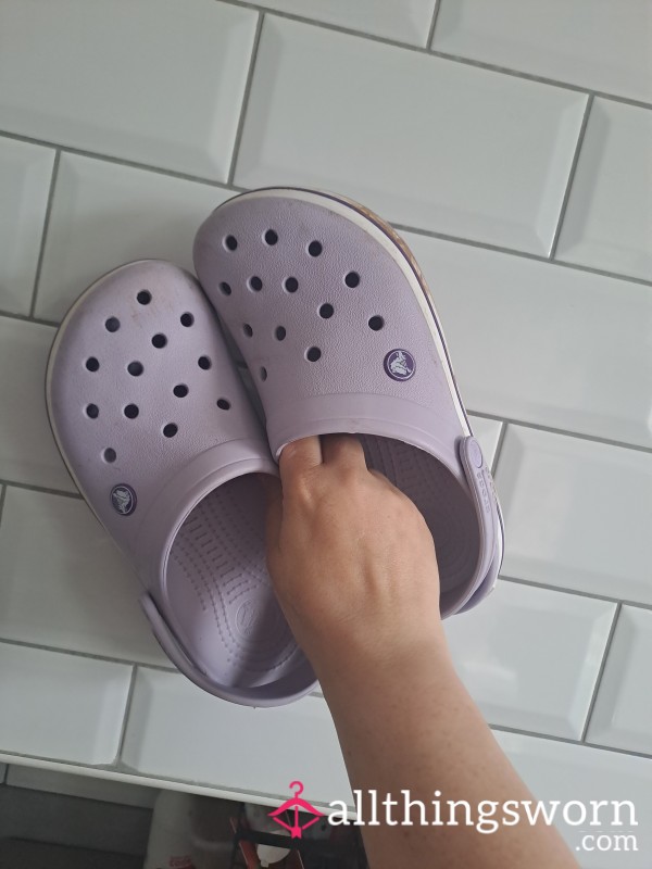 Size 6 Lilac Crocs