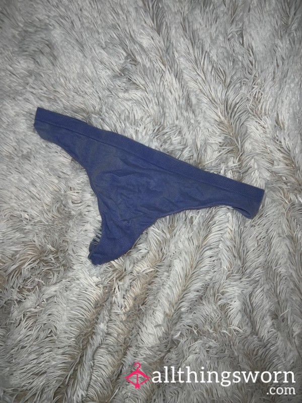 Size M, Purple Nylon Thong