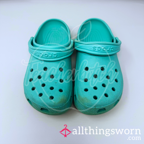 Sky Blue Cla**ic Crocs | US Size 7