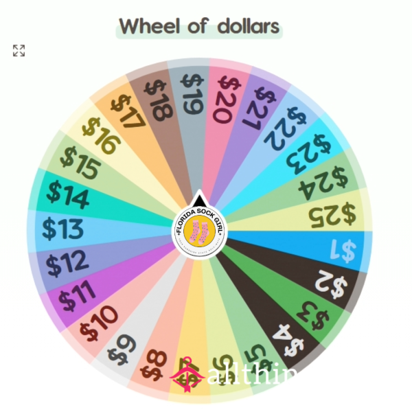 Small Drain Game For Pay Piggies - Findom Wheel