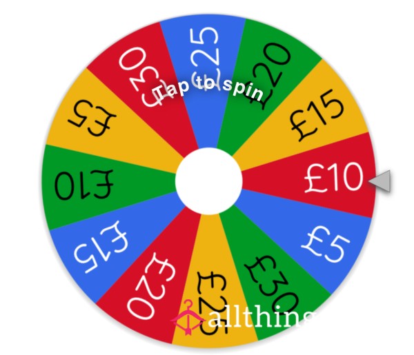 Small Spends Spin Wheel