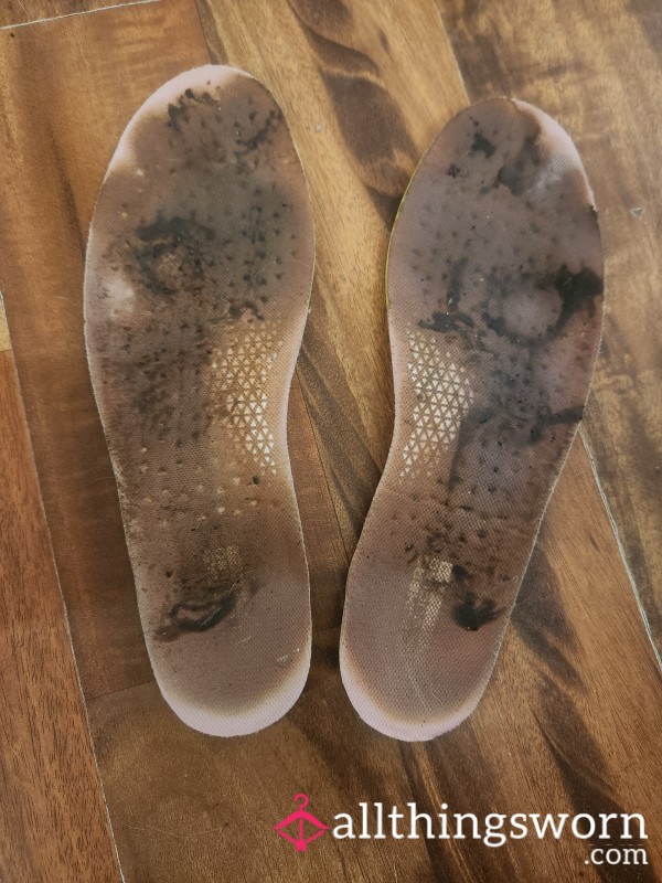 Smelly, Dirty Sketcher Insoles - Old, Filthy And Rank! - Free US Shipping