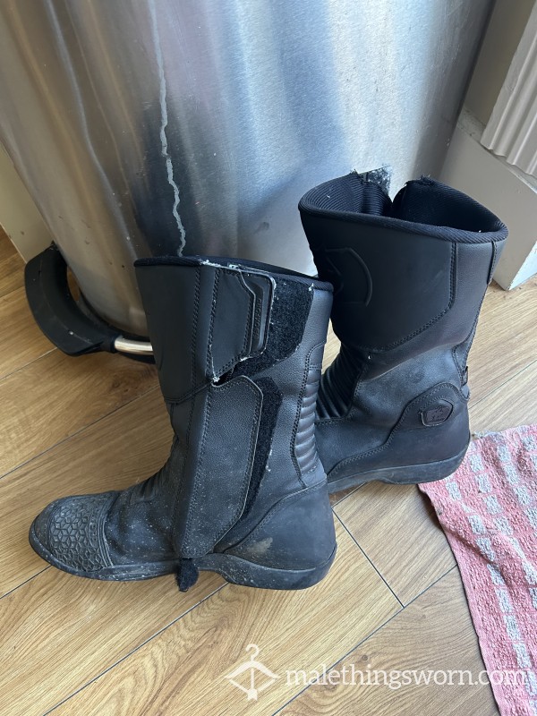 🧀Smelly Oxford Biker Boots 6 Months Worn