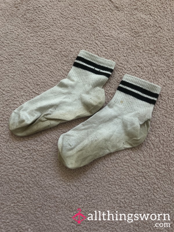 Smelly White Trainer Socks