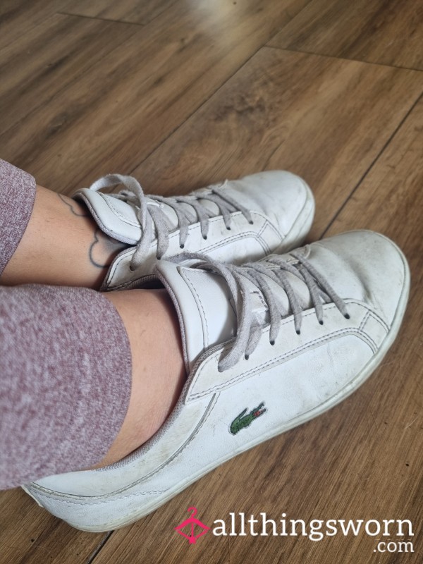 Smelly Worn Lacoste Trainers