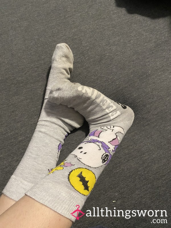 Snoopy Halloween Socks