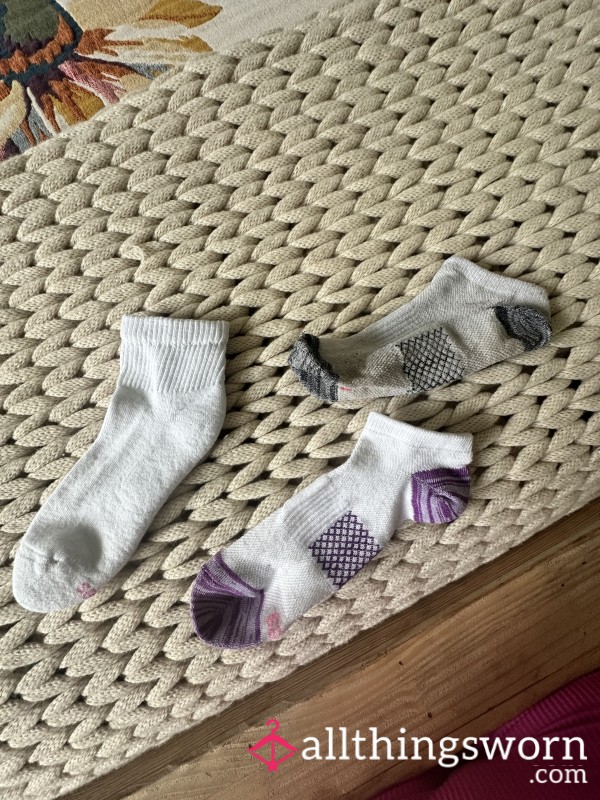 Socks After 5 Mile Run And Workout