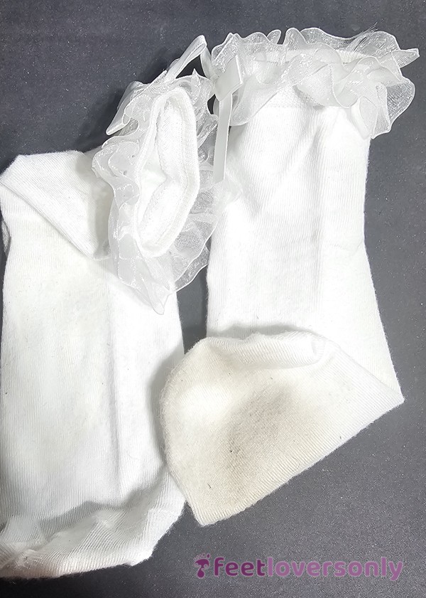 1st Sale Anyone?  3 Day Worn Socks Getting Ready To Get Nutted On..  For The Second Time...