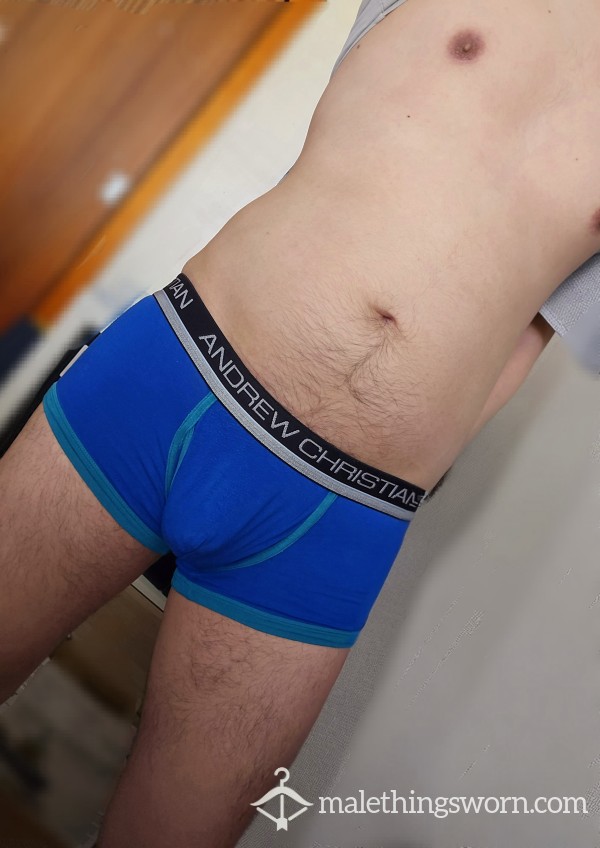 Soft Light Blue Boxers - M