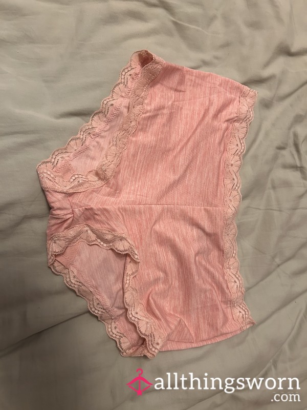 Soft Pink Boy Shorts Panties