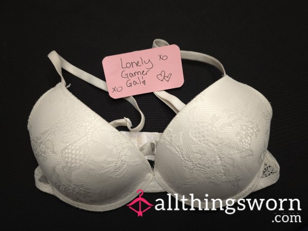 Soft White Bra.