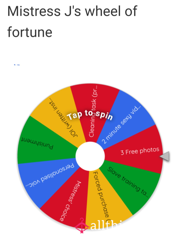 Spin The Wheel.