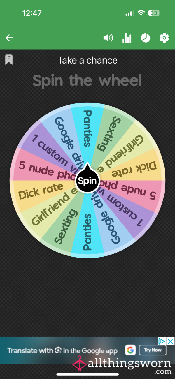 Spin The Wheel!