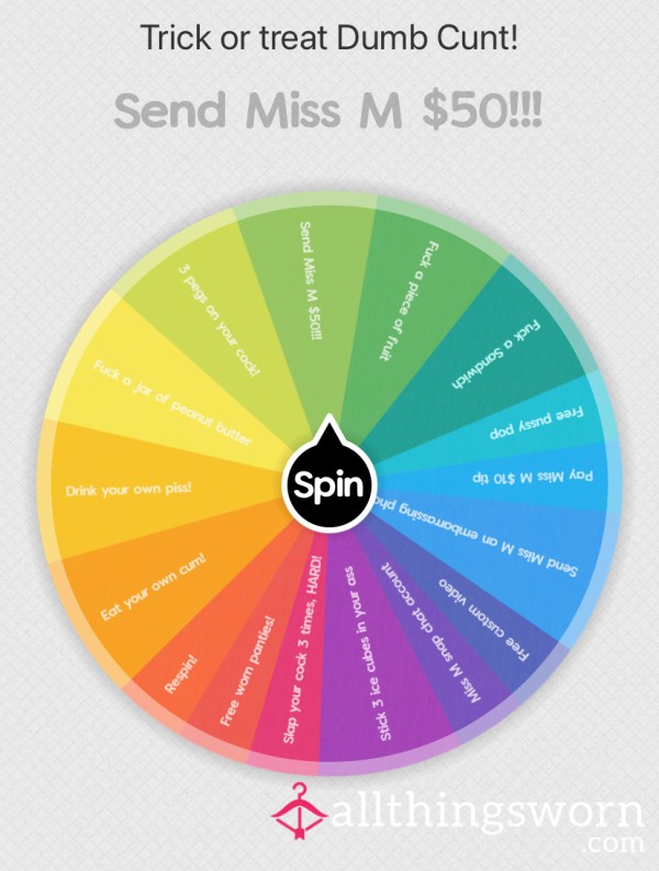 Spin The Wheel And Try Your Luck!