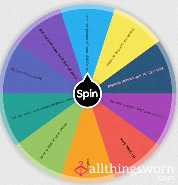 Spin The Wheel. Great Things To Choose From