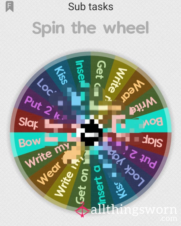 Spin The Wheel Tasks For Submissives