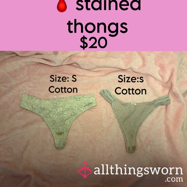 🩸 Stained Thongs