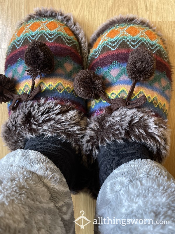 Stinky Fluffy Slippers