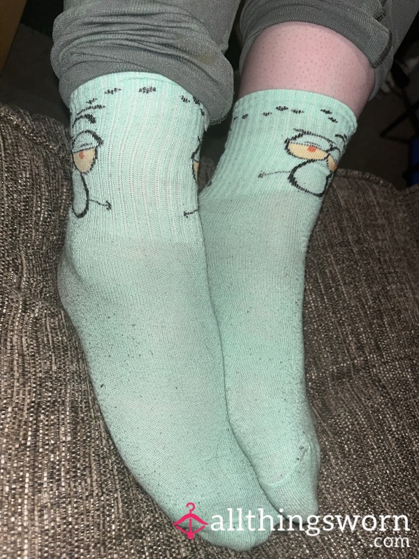 Stinky Squidward Socks!