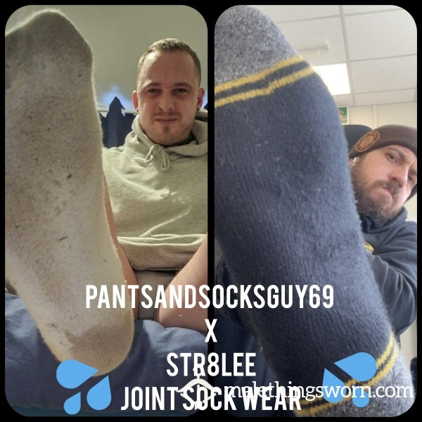 Str8Lee X Pantsandsocksguy69  Joint Sock Wear Collab